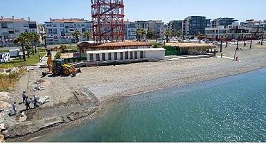 Güzelbahçe’de tekneler için çekek yeri yapıldı
