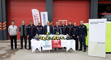 Hyundai'den Kocaeli İtfaiyesi'ne ekipman desteği
