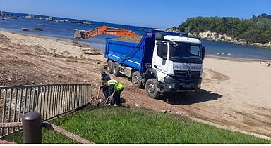 Kandıra plajları yeni sezona hazırlanıyor