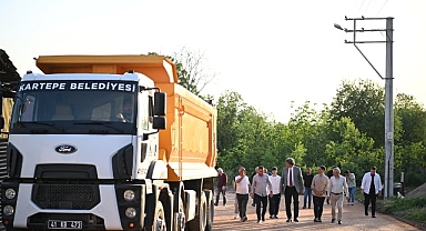 Kartepe’de Asfalt Çalışmaları Devam Ediyor
