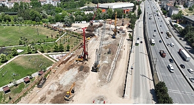 Körfezray Metro projesi hız kesmiyor