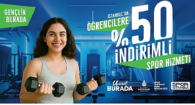 Öğrencilere Yüzde 50 Spor İndirimi