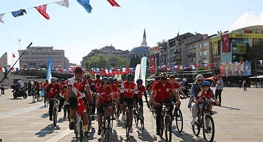 Pedallar 19 Mayıs ruhu ile çevrildi