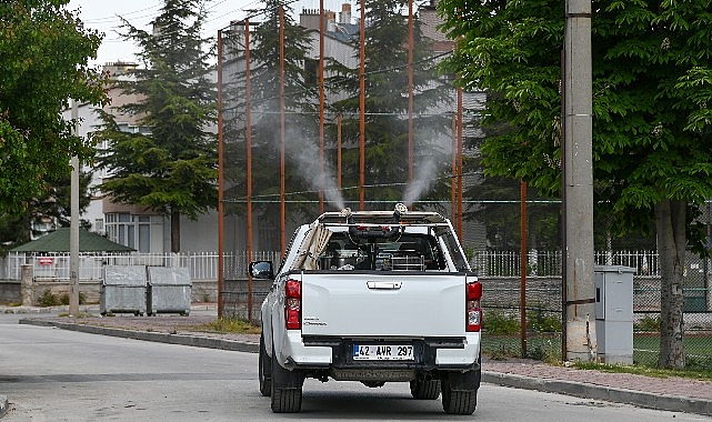 Selçuklu'da ilaçlama çalışmaları başladı