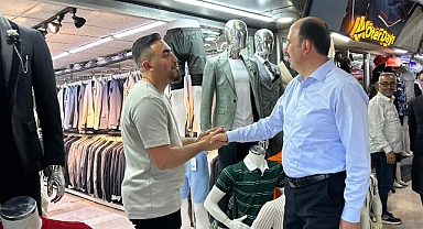 Başkan Altay Bayram Alışverişine Çıkan Konyalıları ve Esnafları Ziyaret Etti