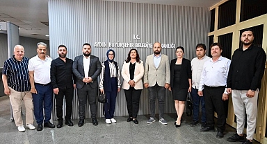 Başkan Çerçioğlu’na Aydın Gazeteciler Cemiyeti’nden Ziyaret