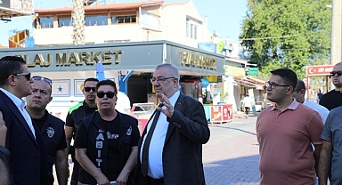 Başkan Ertaş, Akçay’da incelemelerde bulundu