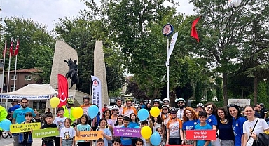 Bisiklet tutkunları, pedallarını TEGV’li çocuklara umut olmak için çevirdi