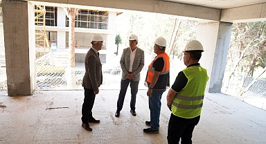 Ege Üniversitesinde yeni teknopark binası hızla yükseliyor