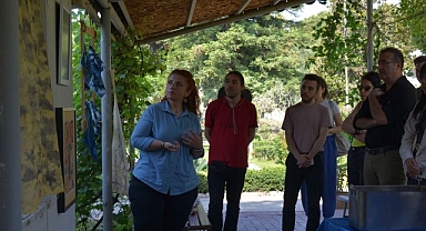 EÜ Botanik Bahçesi’nde tekstil sanatında biyo-tasarım uygulamalı olarak anlatıldı