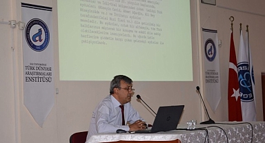 EÜ’de “Dünden Bugüne Türk Dünyasında Ortak Alfabe Meselesi’’ konuşuldu