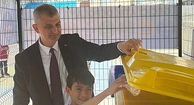 Gölcük Belediyesi'nden öğrencilere sıfır atık eğitim sahası