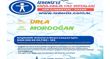 İZDENİZ’in Yaz Seferleri ile istikamet Urla ve Mordoğan