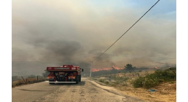Karaburun’da yangın alarmı