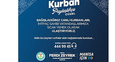 Kurban bağışları Büyükşehir ile ihtiyaç sahiplerine ulaşacak 