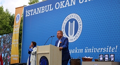 Okan’da mezuniyet sevinci