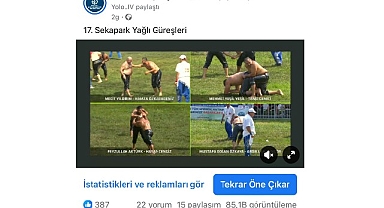 Sekapark Yağlı Güreşleri dijitalde milyonlara ulaştı
