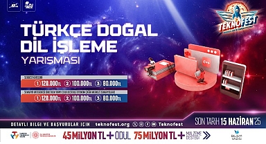 TEKNOFEST Türkçe Doğal Dil İşleme Yarışması Başvuruları Devam Ediyor