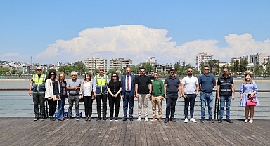 Boğaçayı’nda her gün 6 ile 8 ton arası sucul ot toplanıyor