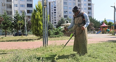 Canik'te Parklar Bakımlı ve Tertemiz
