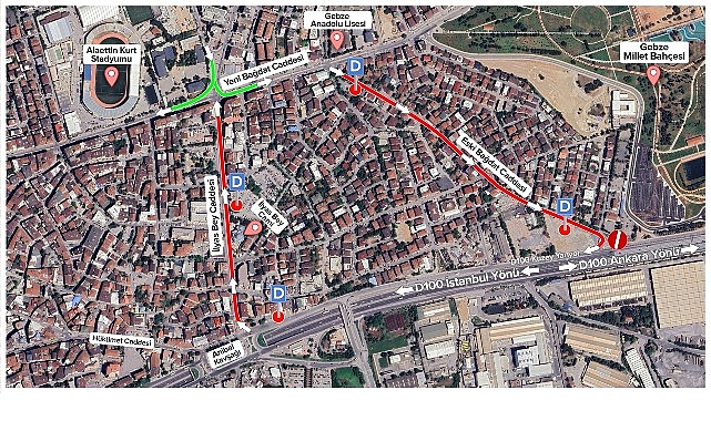Gebze'de yeni trafik dolaşım planı hayata geçiyor