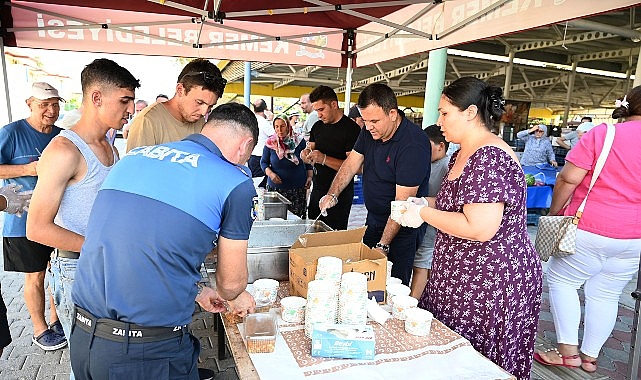 Kemer Belediyesi'nden Çamyuva’da aşure ikramı