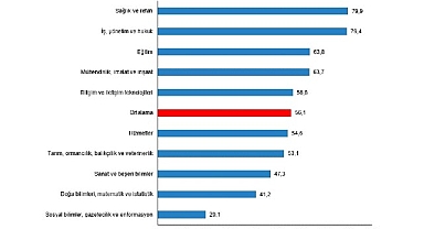 Lisans mezunlarında kayıtlı istihdam oranı 2024 yılında yüzde 75,0 olarak gerçekleşti