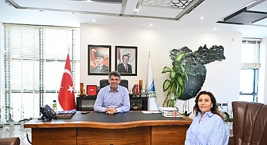 Şef Ayten Saner’den Başkan Kocaman’a Ziyaret