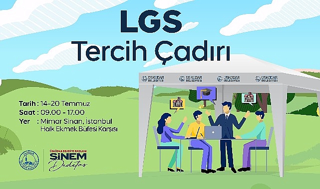 Üsküdar Belediyesi'nden LGS öğrencileri için 'Tercih Çadırı'