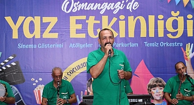 Yaz etkinliklerinde çocuklar ve aileler doyasıya eğlendi