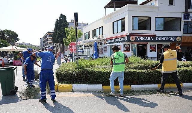 Başkan Çerçioğlu’nun çalışmalarına Kuşadalılardan tam not