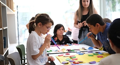 Bayraklılı çocuklar “Yaz Okulunu” çok sevdi