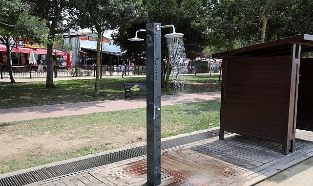 Büyükşehir'den sahillerde su tasarrufu hamlesi