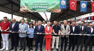 Doğal Ürünler ve Köy Pazarı Hizmete Açıldı