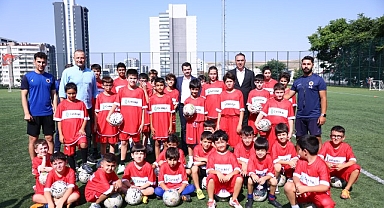 Futbol Yaz Spor Okulu’nda İlk Antrenman Heyecanı
