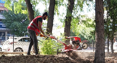 Keçiören'de Park ve Bahçelere Estetik Dokunuş