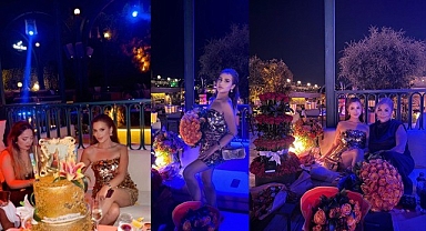 Melisa Özmen'e doğum gününde güller yağdı