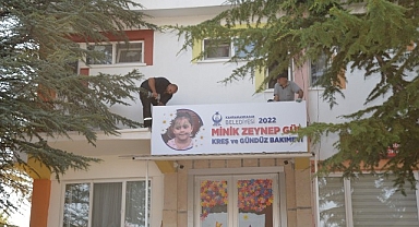 Minik Zeynep Gül'ün Adı Kreşte Yaşatılacak