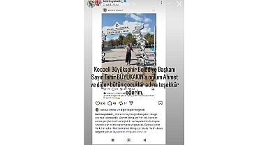 Anne Minguzzi'den Başkan Büyükakın'a teşekkür