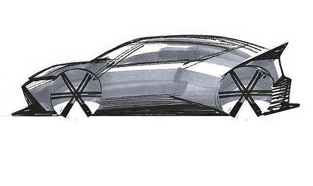 Hyundai, IAA Mobility 2025 Öncesinde Concept THREE'nin İlk Çizimini Paylaştı