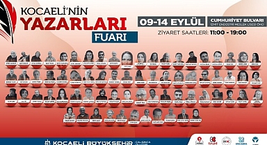 Kocaeli'nin yazarları okurlarıyla buluşuyor