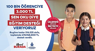 ‘Sen Oku Diye’ Desteğine Başvurular Başladı