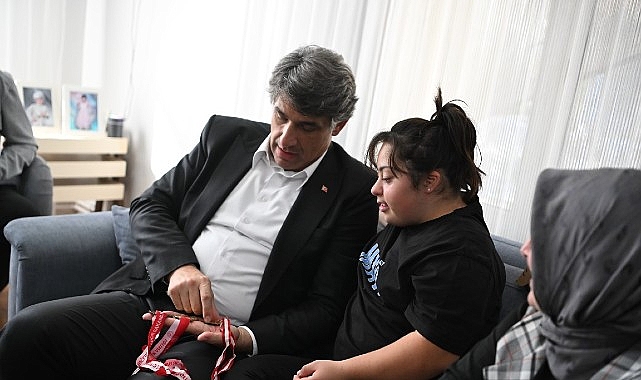 Başkan Kocaman’dan, Elanur Gençoğlu’na Anlamlı Ziyaret