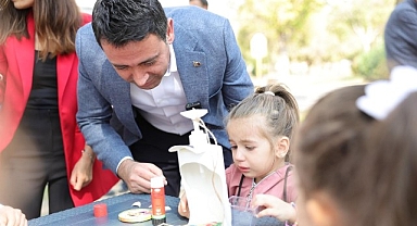 Başkan Önal, çocuklar ve annelerle doğa için buluştu