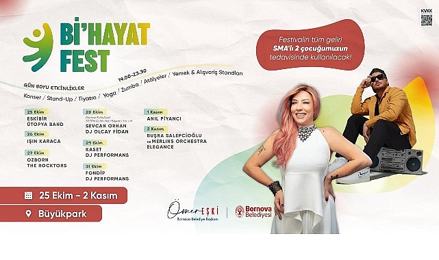 Bi’Hayat Fest Bornova’da başlıyor