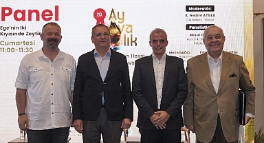 Ege'nin İki Kıyısında Zeytinin Dostluğu: 20. Ayvalık Uluslararası Zeytin Hasat ve Turizm Festivali'nde Panel Yoğun İlgi Gördü