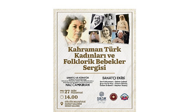 "Kahraman Türk Kadınları ve Folklorik Bebekler Sergisi" Gölcük'te Açılıyor