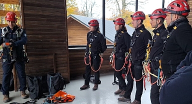 Kartepe Teleferik'te gerçeği aratmayan tatbikat
