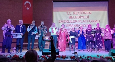 Keçiören’de Emekliler Platformu’ndan Sıra Gecesi Coşkusu
