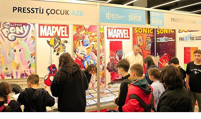 Kitap Fuarı'nda çocukların çizgi roman sevgisi